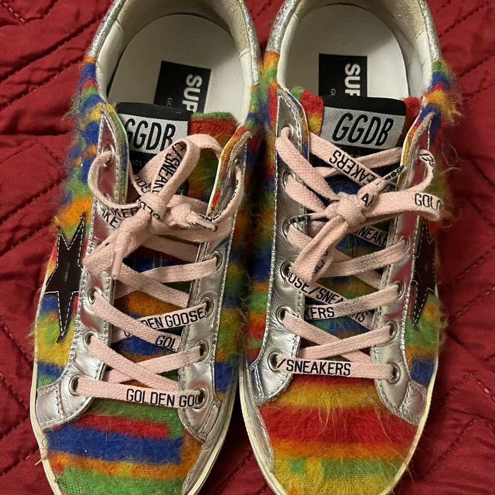 Golden Goose Multicolor Superstar Sneakers